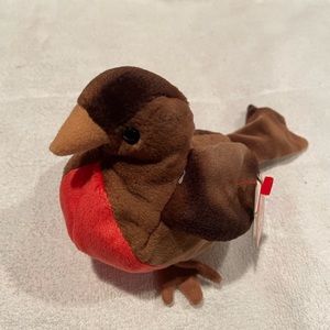 Ty Beanie Baby ~ EARLY the Robin ~ MINT with TAGS ~ RETIRED